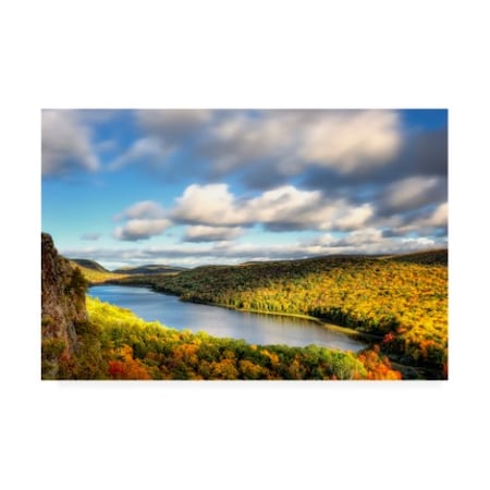 Phburchett 'Lake Of The Clouds' Canvas Art,16x24